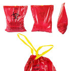 Hastane Kliniği için Kırmızı Sarı Otoklav Biohazard Plastik Torbalar