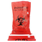 Hastane Klinik Atık torbası için Kırmızı Sarı Otoklav Biohazard Plastik Torbalar, Tıbbi atık torbası