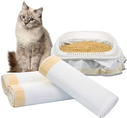 Jumbo İpli Kokulu LDPE Kedi Kumu Astar Torbaları