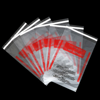 Boğulma Uyarılı 40 Mikron LDPE Plastik Kendinden Yapışkanlı Torbalar